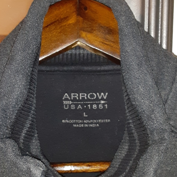 Grey full Zippered front Sweat Jacket - Picture 2 of 3